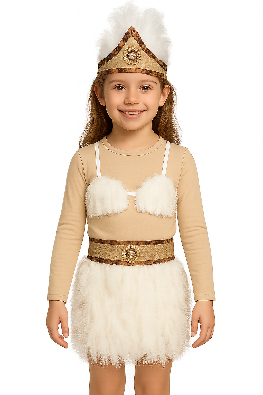 Traje Blanco de Plumas Pascuense