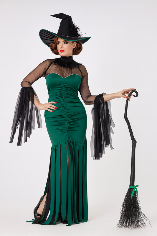 Disfraz Bruja Verde