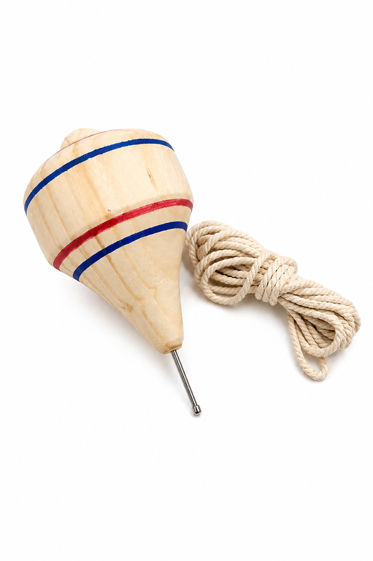 Trompo de Madera Juego Tipico