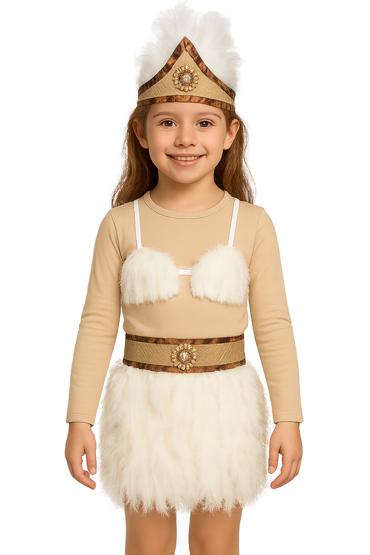 Traje Blanco de Plumas Pascuense