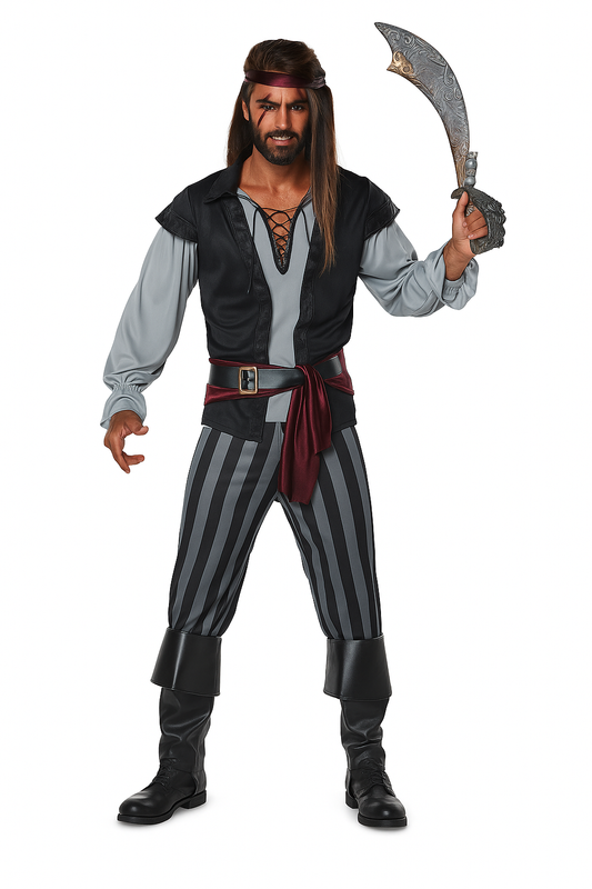 Disfraz Pirata Gris