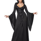Disfraz Vestido Negro con Capucha